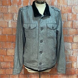 Kane & Unke‎ Men's Gray Cotton Twill Jacket